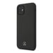 Custodia Mercedes per iPhone 12 mini 5,4'' nero Linea Silicone