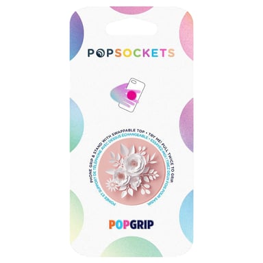 Supporto PopGrip Motif Paper Flower con adesivo e funzione stand