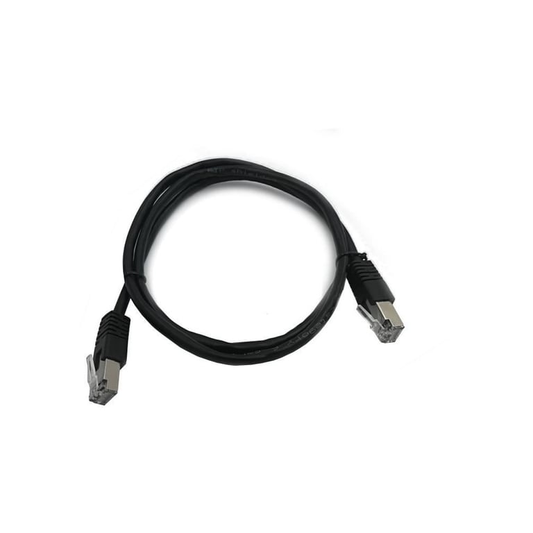 Lineaire Câble Ethernet RJ45 PCC6FNB Cat.6 blindé noir 1 m