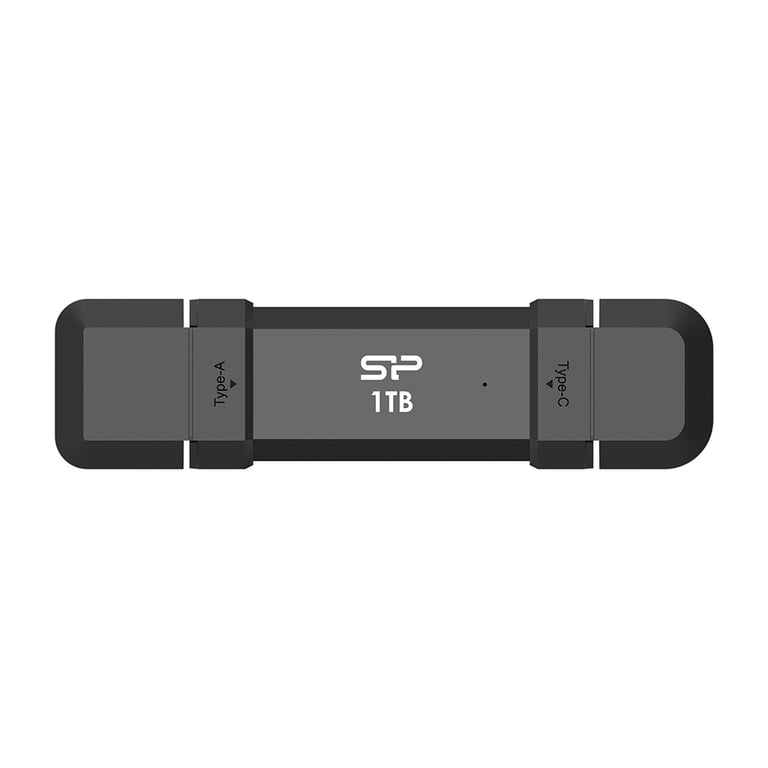 Silicon Power DS72 lecteur USB flash 1 To USB Type-A / USB Type-C 3.2 Gen 2 (3.1 Gen 2) Noir - Neuf