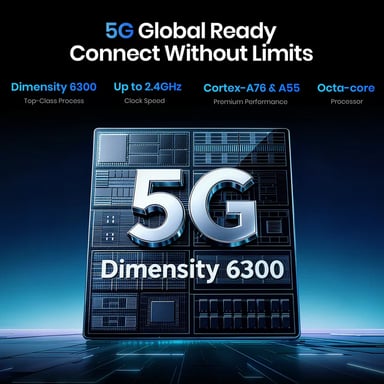 FOSSiBOT F110 Pro 5G, smartphone robuste, 20 Go de RAM + 128 Go de ROM, écran HD+ de 6,745 pouces, batterie 10000 mAh, appareil photo AI 50 MP, NFC et déverrouillage par empreinte digitale et facial -Noir