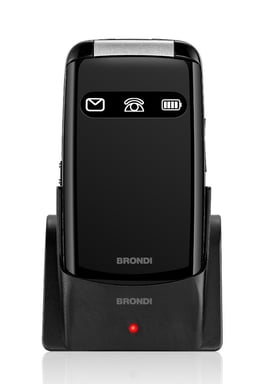 Brondi Amico Favoloso 7,11 cm (2.8'') Noir Téléphone d'entrée de gamme