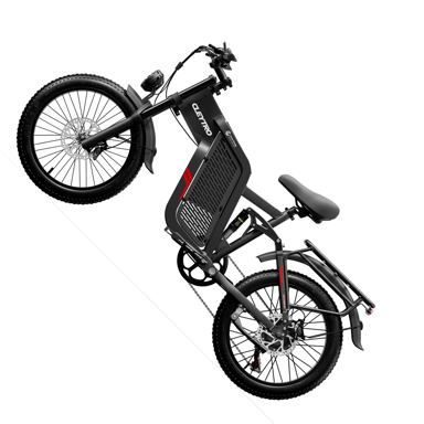 E-bike a doppia sospensione Cleytro F7 con batteria da 48V 25Ah