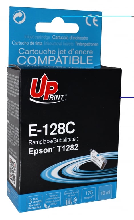 Cartouche encre UPrint compatible EPSON T128 Neuf - vue 2
