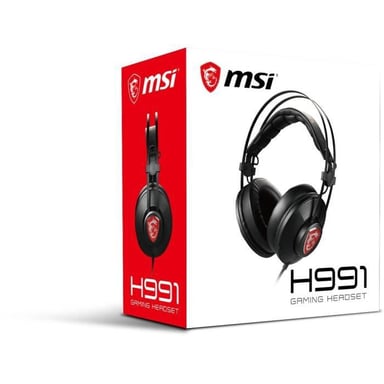 Auriculares MSI H991 Wired Headband Play Negro