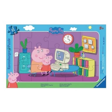 Puzzle de 15 piezas Peppa Pig - Diversión y calidad de Ravensburger
