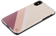 Guscio in legno di frassino per Apple iPhone X/XS, rosa ciliegia