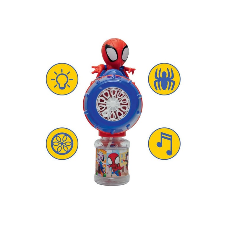 Pistolet À Bulles Spidey Avec Effets Lumineux Et Sonores - vue 4