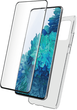 Pack Samsung G S21+ 5G Coque Transparente + Verre trempé Bigben