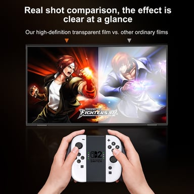 Pellicola protettiva in vetro temperato per Nintendo Switch 2