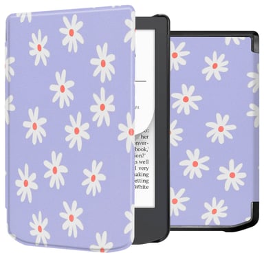 imoshion Design Slim Hard Case Sleepcover pour Pocketbook Verse / Verse Lite / Verse Pro / Vivlio Light / Light HD - Flowers Distance