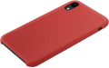 Coque en Gel de Silicone Doux pour Apple iPhone XR, Rouge Ardent