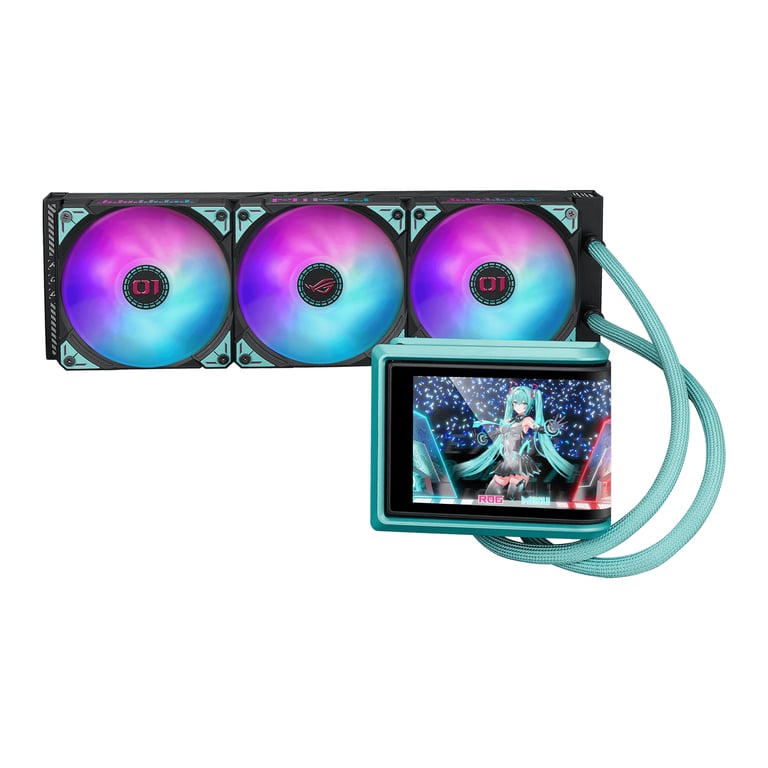 ASUS ROG Ryuo IV SLC 360 ARGB Hatsune Miku Edition - vue 4