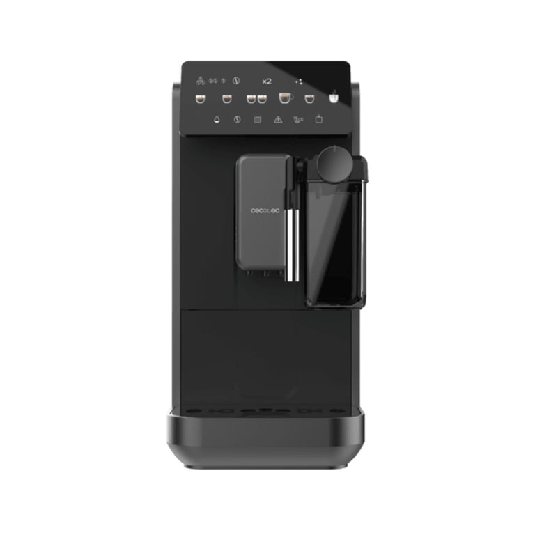 Machine à café super-automatique Cecotec Cremmaet Lungo Latte 19 bar Thermoblock 7 boissons avec vapeur et mousseur Noir - Neuf