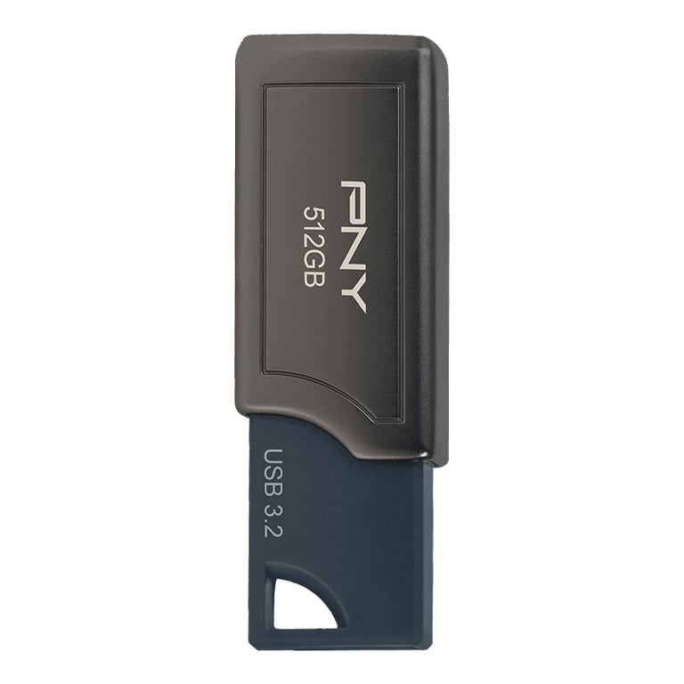 PNY PRO Elite V2 lecteur USB flash 512 Go USB Type-A 3.2 Gen 2 (3.1 Gen 2) Noir