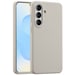 Accezz Coque Liquid Silicone avec MagSafe pour Samsung Galaxy S26 Plus - Stone