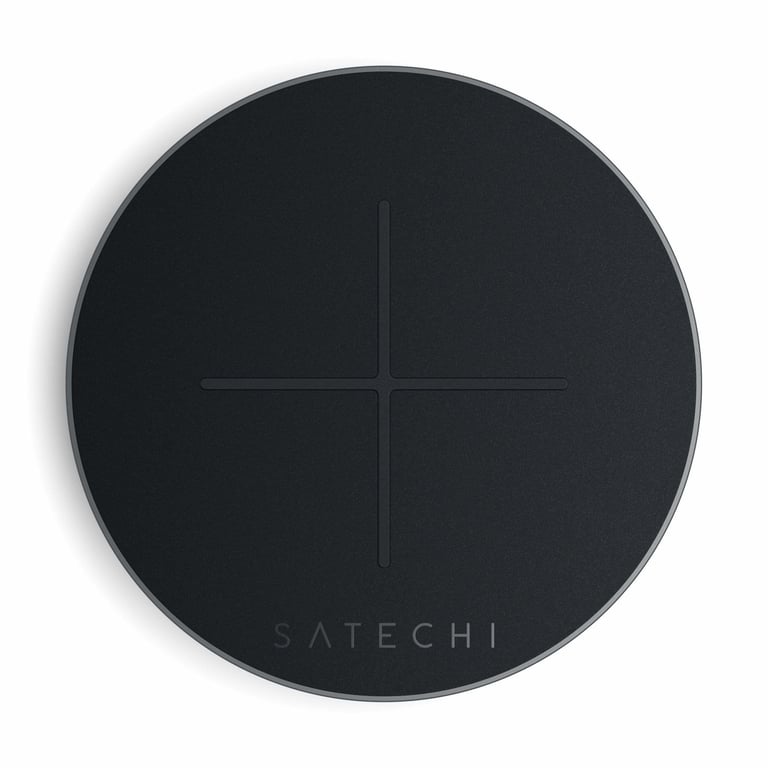 Satechi ST-IWCBM chargeur d'appareils mobiles Smartphone Noir, Gris USB Recharge sans fil Charge rapide Intérieure