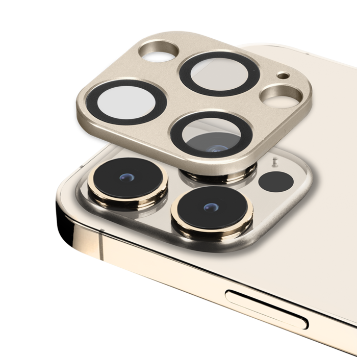 Protection en alliage métallique des objectifs photo pour Apple iPhone