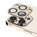 Copriobiettivo in lega metallica per Apple iPhone 13 Pro/13 Pro Max, oro platino