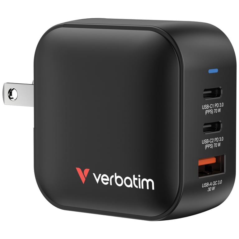 Verbatim adaptateur secteur universel USB-C Noir - vue 2