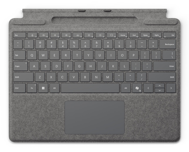 Microsoft Surface Pro Keyboard with pen storage AZERTY Belge Microsoft Cover port Platine - Neuf