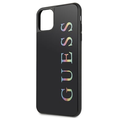 Custodia Guess per iPhone 11 Pro Max logo nero glitterato