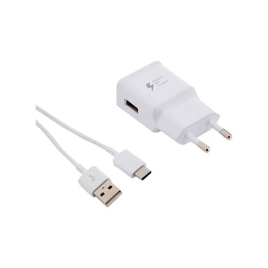 EP-TA20EWE + EP-DN930CWE Samsung TYPE C chargeur de voyage en blanc (bulk)