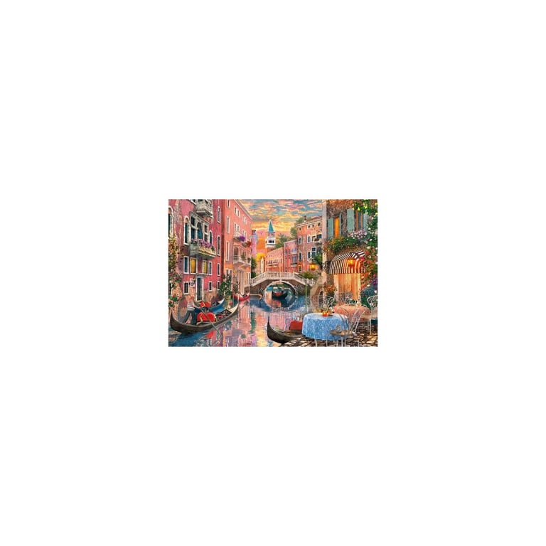 Puzzle 6000 pièces : Venise au coucher du soleil Clementoni Puzzles - vue 5