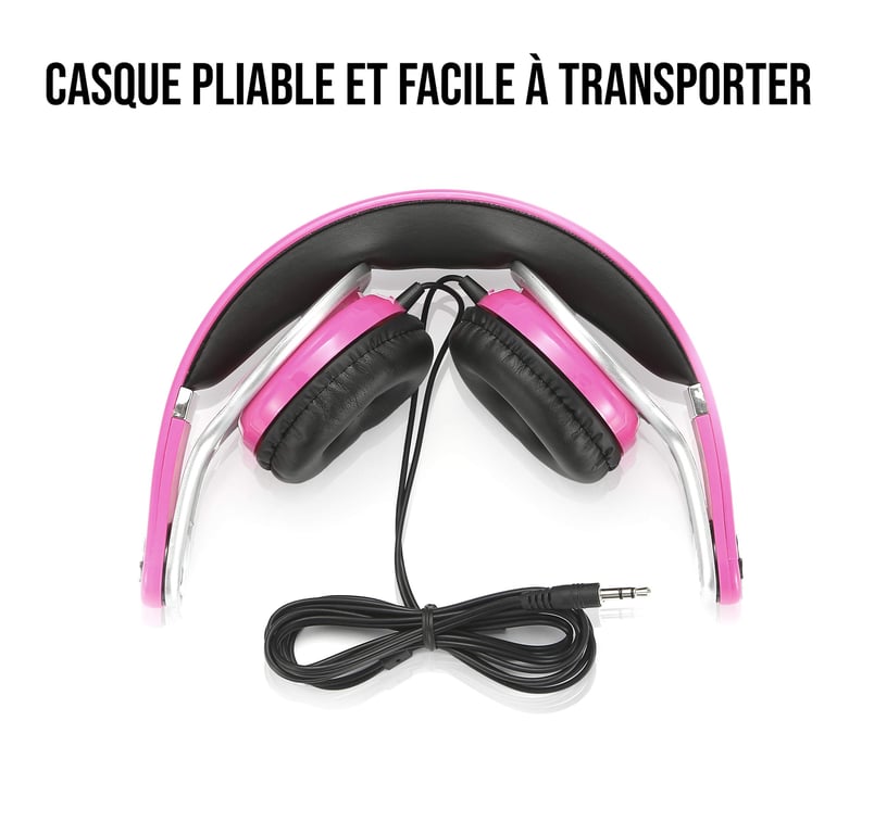 WeKids Casque Filaire pour Enfants avec Régulateur et Limitateur de Volume 85dB pour Enfants avec Microphone Ecouteurs Pliables Stéréo pour Enfants Neuf - vue 2