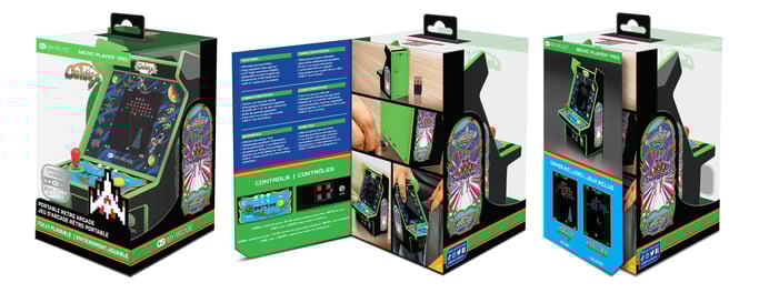 My Arcade GALAGA Micro Player Pro console de jeux portables 6,98 cm (2.75'') Multicolore