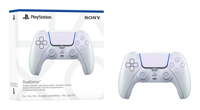 Sony DualSense Cromo, Perlado Bluetooth/USB Gamepad Analógico/Digital PlayStation 5