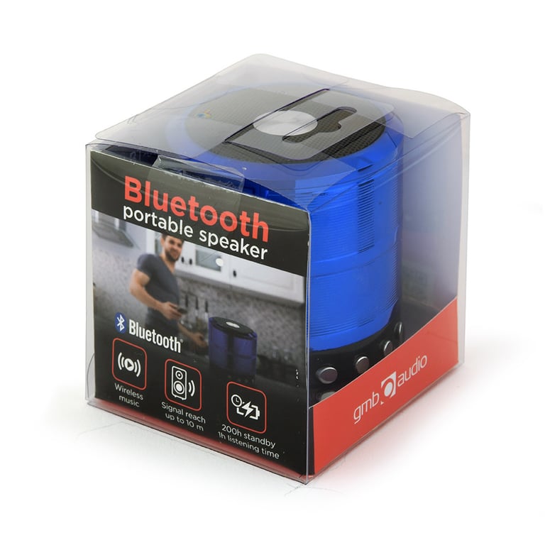 Enceinte Gembird SPK-BT-08-B – Portable Mono, Bluetooth, 3W - vue 2