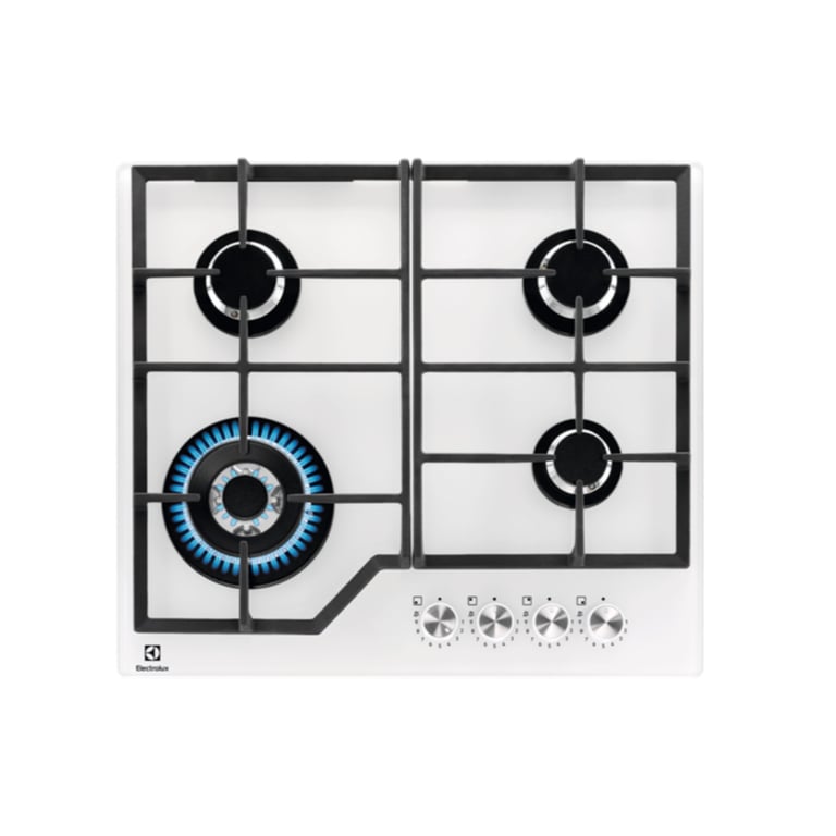 Table Gaz ELECTROLUX KGG64362W – 4 Foyers, Verre Trempé - vue 7