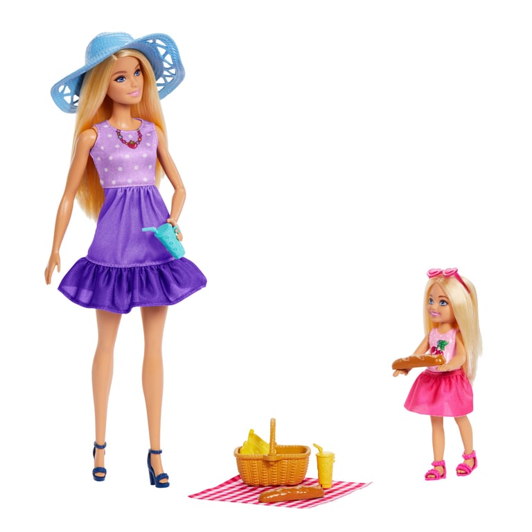 Coffret Barbie Famille et Amis Pique-Nique – 2 Poupées et 9 Accessoires - vue 6