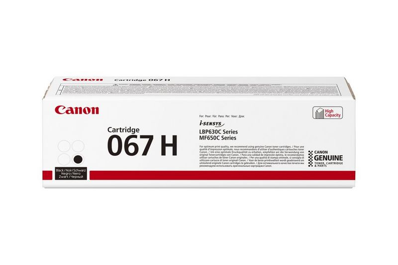 Toner noir d'origine Canon 067H - 5106C002 [Pag-3130] - Neuf