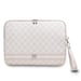 DKNY Elegante funda para PC de 13 / 14 pulgadas con estampado de cuadros y rayas Rosa