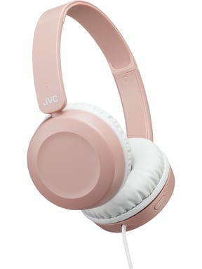 JVC HA-S31M-P Cuffie cablate ad archetto per chiamate/musica Rosa