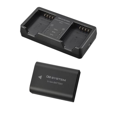 Caricabatterie OM SYSTEM + kit batteria SBCX-1