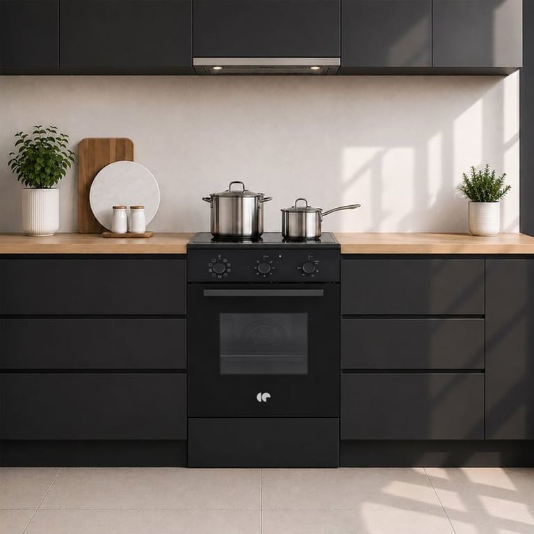 Cuisinière à induction CONTINENTAL EDISON CECI3F50B 3 feux - vue 4