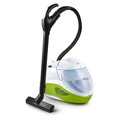 Polti Vaporetto Lecoaspira FAV80 Turbo Intelligence Limpiador a vapor de cilindro 1,8 L 2450 W Verde, Blanco