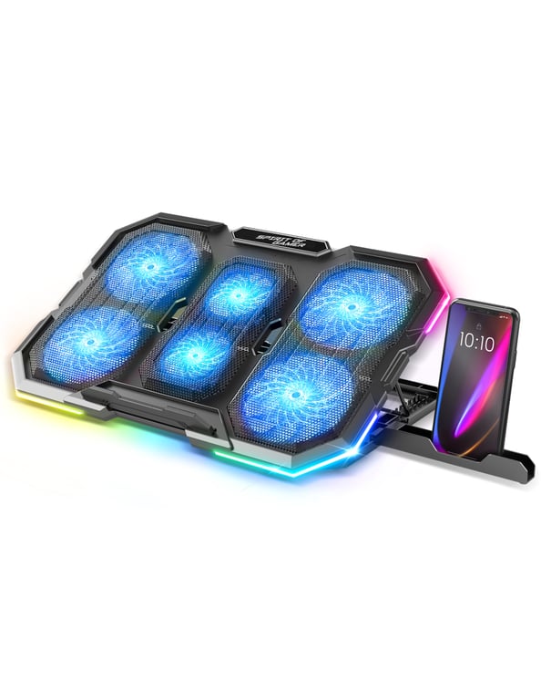 Spirit of Gamer SOG VE700RGB système de refroidissement pour ordinateurs portables 25 4 cm 10 Neuf