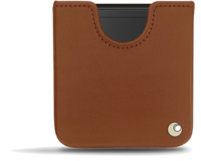 Pochette cuir Samsung Galaxy Z Flip - PochetteMarron