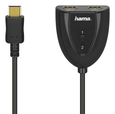 Commutatore HDMI 2 x 1, spina HDMI maschio - 2 spine HDMI femmina