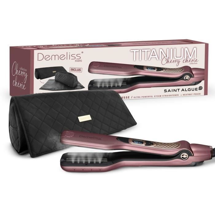 Lisseur DEMELISS 5 températures 40 ml Max 230° Cherry Chérie - vue 2