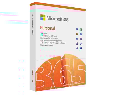 Microsoft 365 Personal 1 licencia(s) Suscripción Italiano 1 año(s)