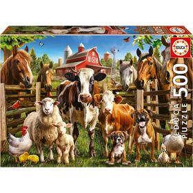 Educa Puzzle de 500 pièces pour Adultes | Les vilains Gens de la Ferme. Mesure: 48 x 34 cm. À partir de 19905 - vue 9
