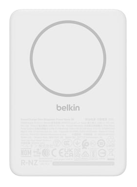 Belkin BPD010hqWH 5000 mAh Cargador inalámbrico Blanco