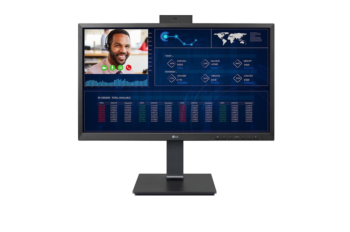 LG 24CQ651I 6P PC tout en unstation de travail Intel® Celeron® J4105 61 cm 24 1920 x 1080 pixels All in One thin client 4 Go DDR4 SDRAM HDD Wi Fi 4 802.11n Neuf