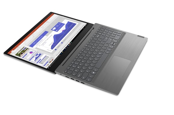 Lenovo V V15 3150U Ordinateur portable 39,6 cm (15.6'') Full HD AMD Athlon Gold 8 Go DDR4-SDRAM 256 Go SSD Wi-Fi 5 (802.11ac) Windows 10 Pro Gris