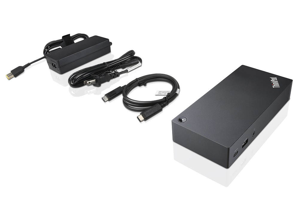 Lenovo 40A90090DK station d'accueil Avec fil USB 3.2 Gen 1 3.1 Gen 1 Type C Neuf - vue 2